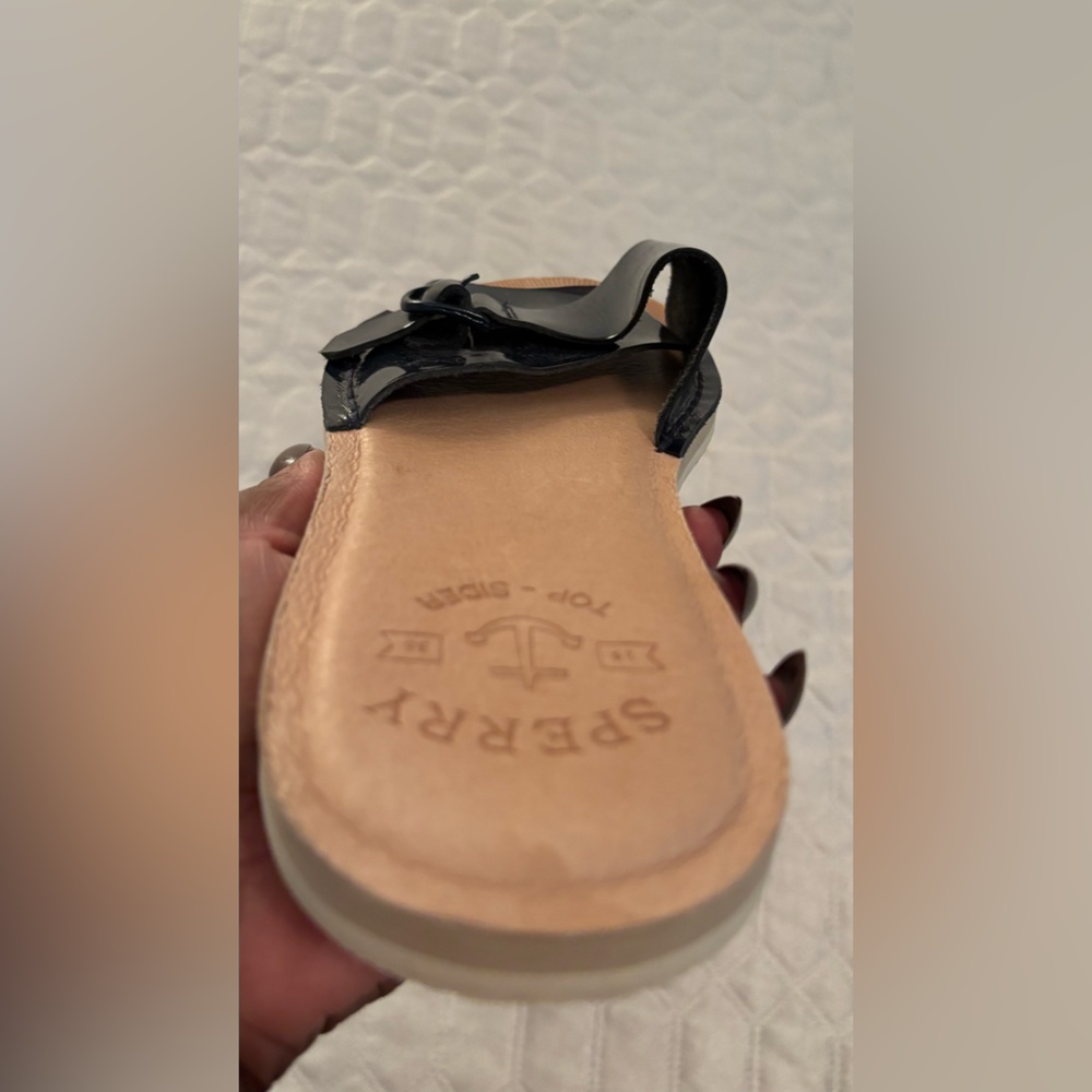 Sperry Navy Slide Loafers - Picture 5 of 6